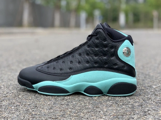 Island Black Air 414571-030 Retro Jordan 13 Green 0627